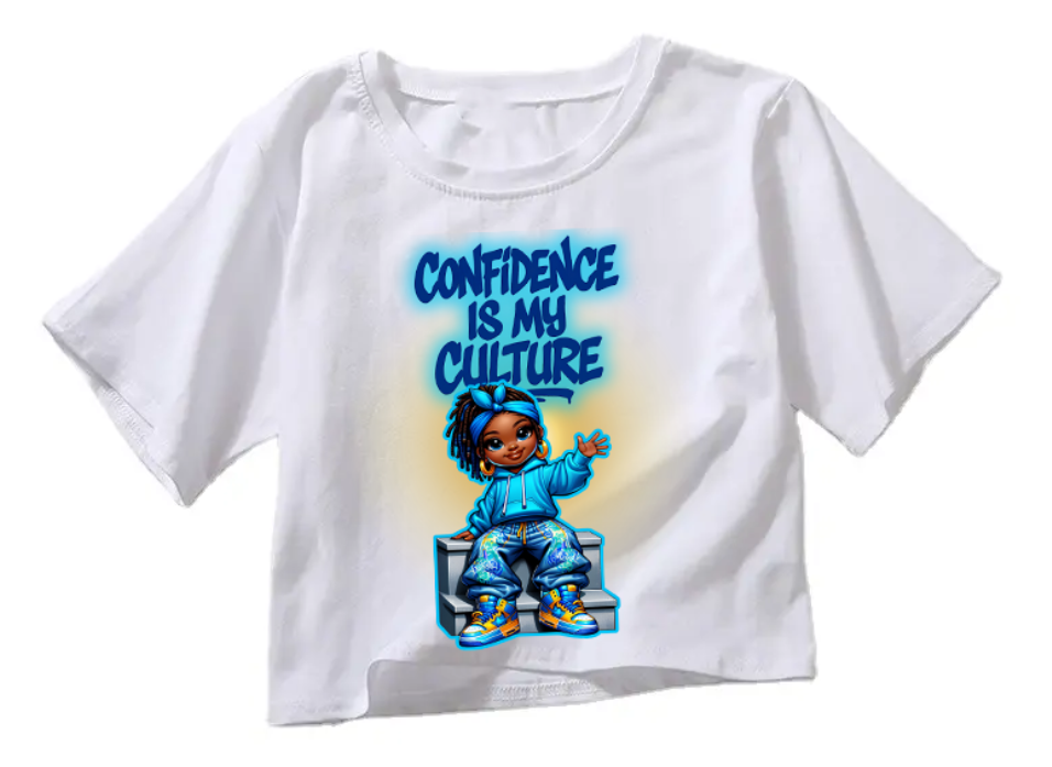 Confidence Is My Culture | Crop Top