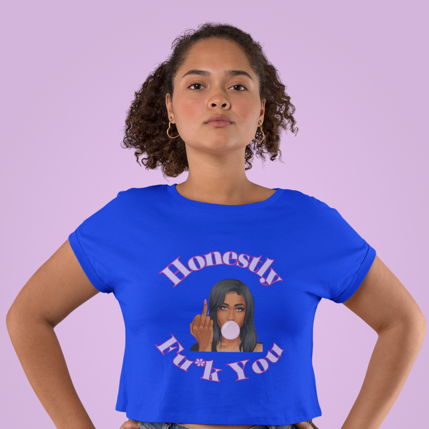 Honestly Fu*k You | Crop Top