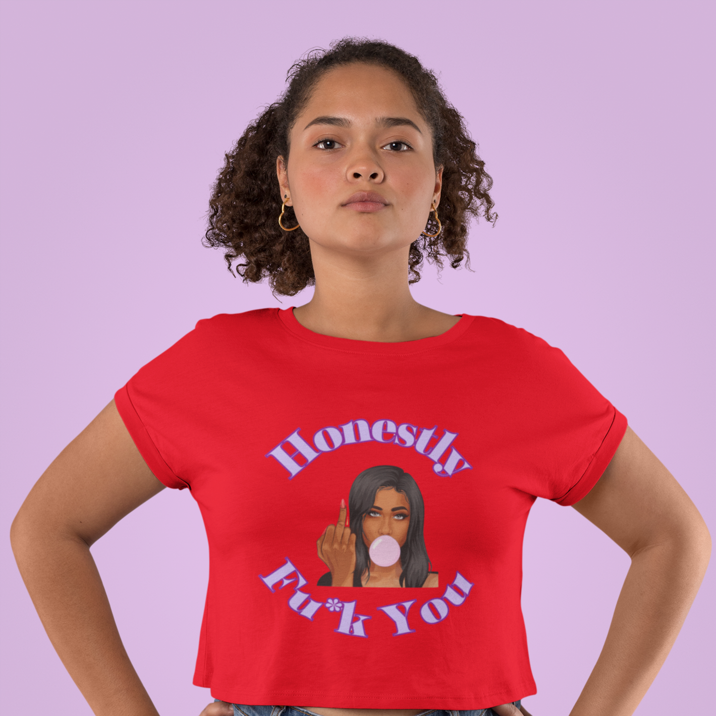 Honestly Fu*k You | Crop Top