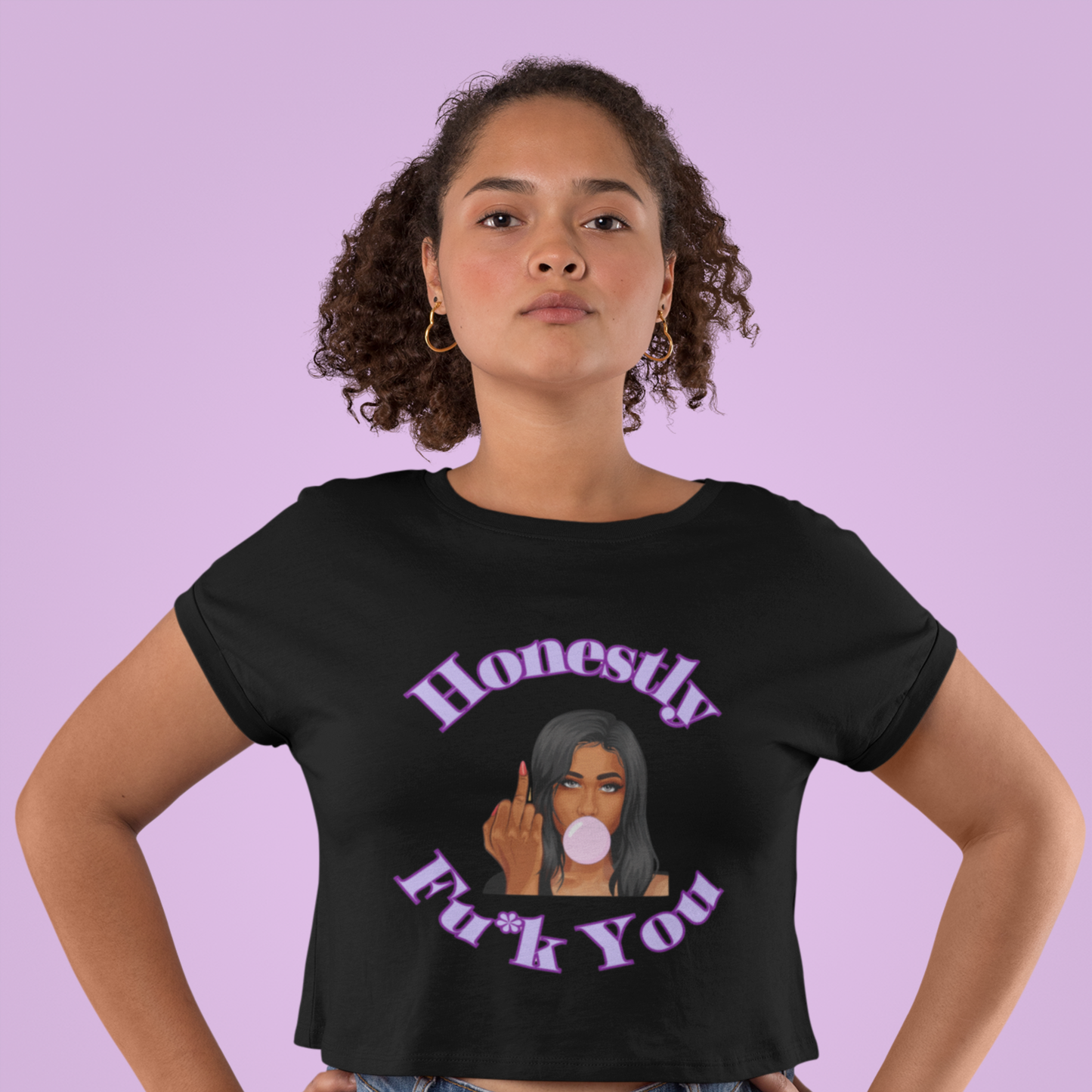 Honestly Fu*k You | Crop Top
