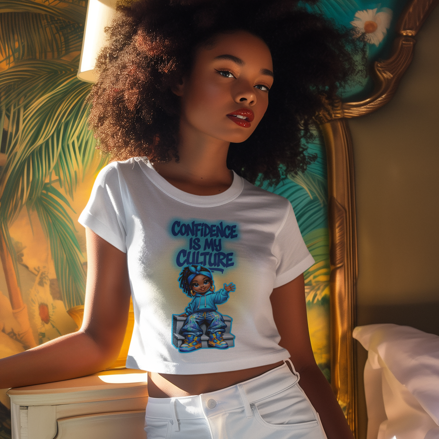 Confidence Is My Culture | Crop Top