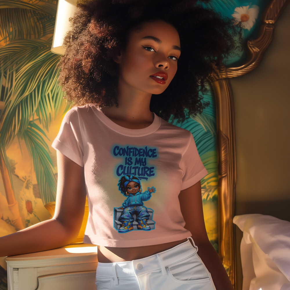 Confidence Is My Culture | Crop Top