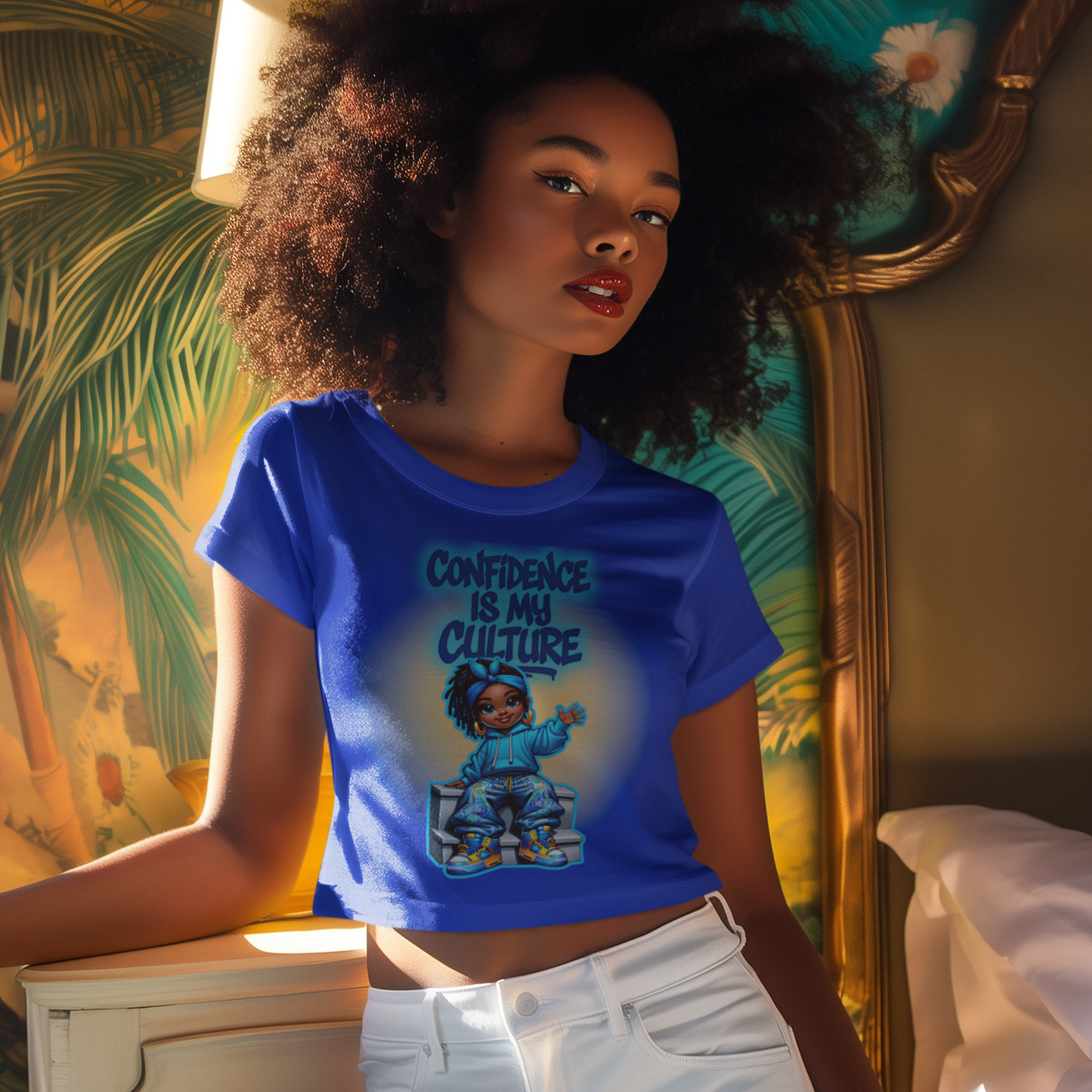 Confidence Is My Culture | Crop Top