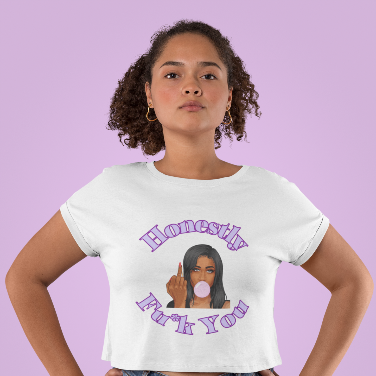 Honestly Fu*k You | Crop Top