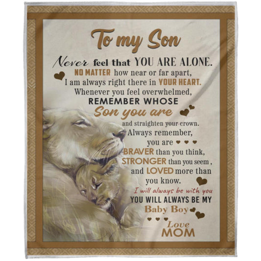 To My Son | FLM Arctic Fleece Blanket 50x60