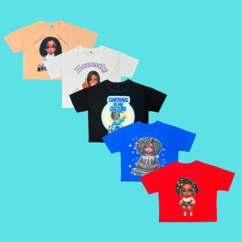Crop Top Tees - Mid Length