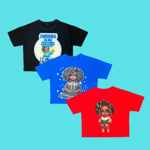 Crop Top Tees - Mid Length