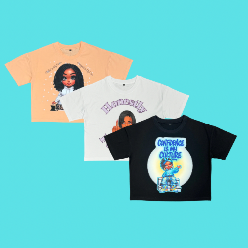 Crop Top Tees - Mid Length