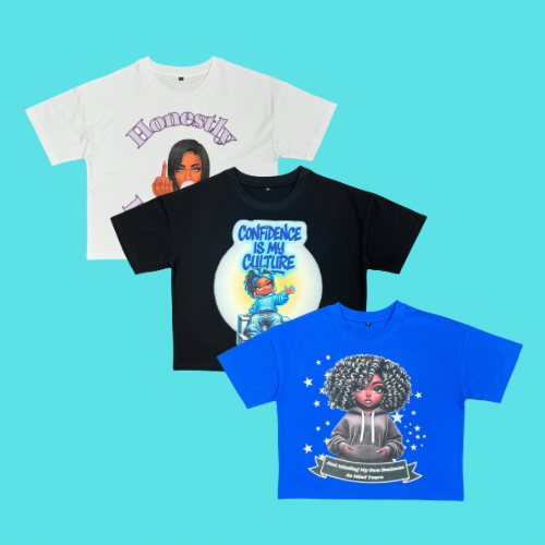 Crop Top Tees - Mid Length
