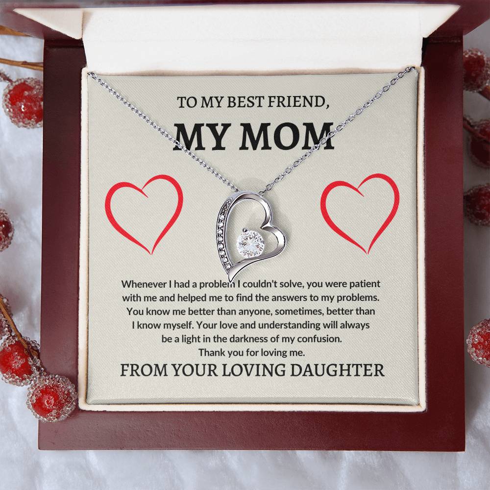 To Mom From Daughter | Forever Love Necklace