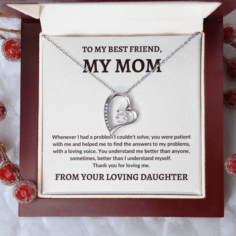 To Mom From Daughter | Forever Love Necklace