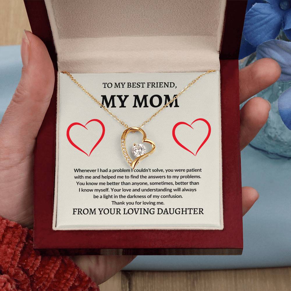 To Mom From Daughter | Forever Love Necklace