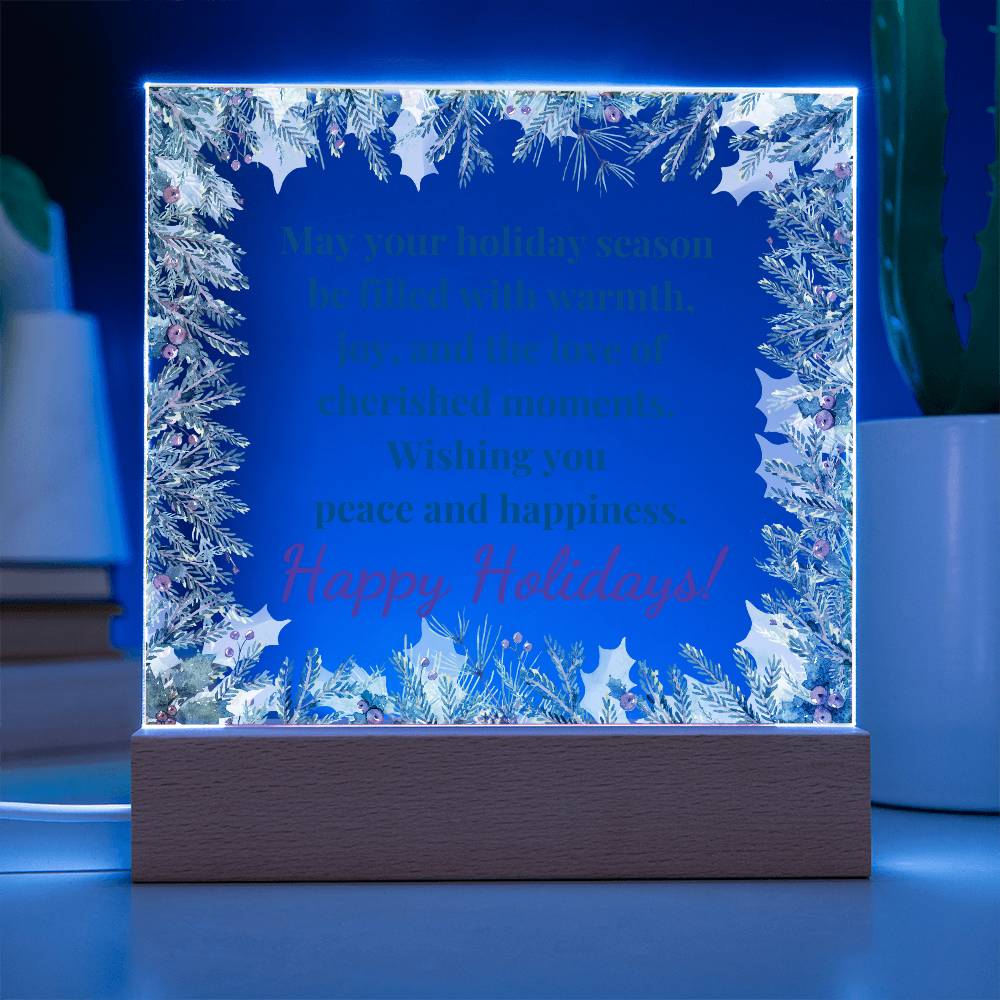 Holiday Cheer | Acrylic Square Plaque