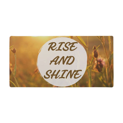 Rise And Shine | Colorful Background | Desk Mat