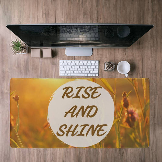 Rise And Shine | Colorful Background | Desk Mat