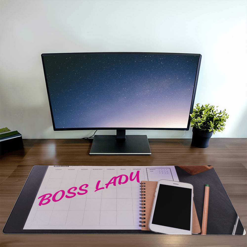 Boss Lady | Colorful Background | Desk Mat