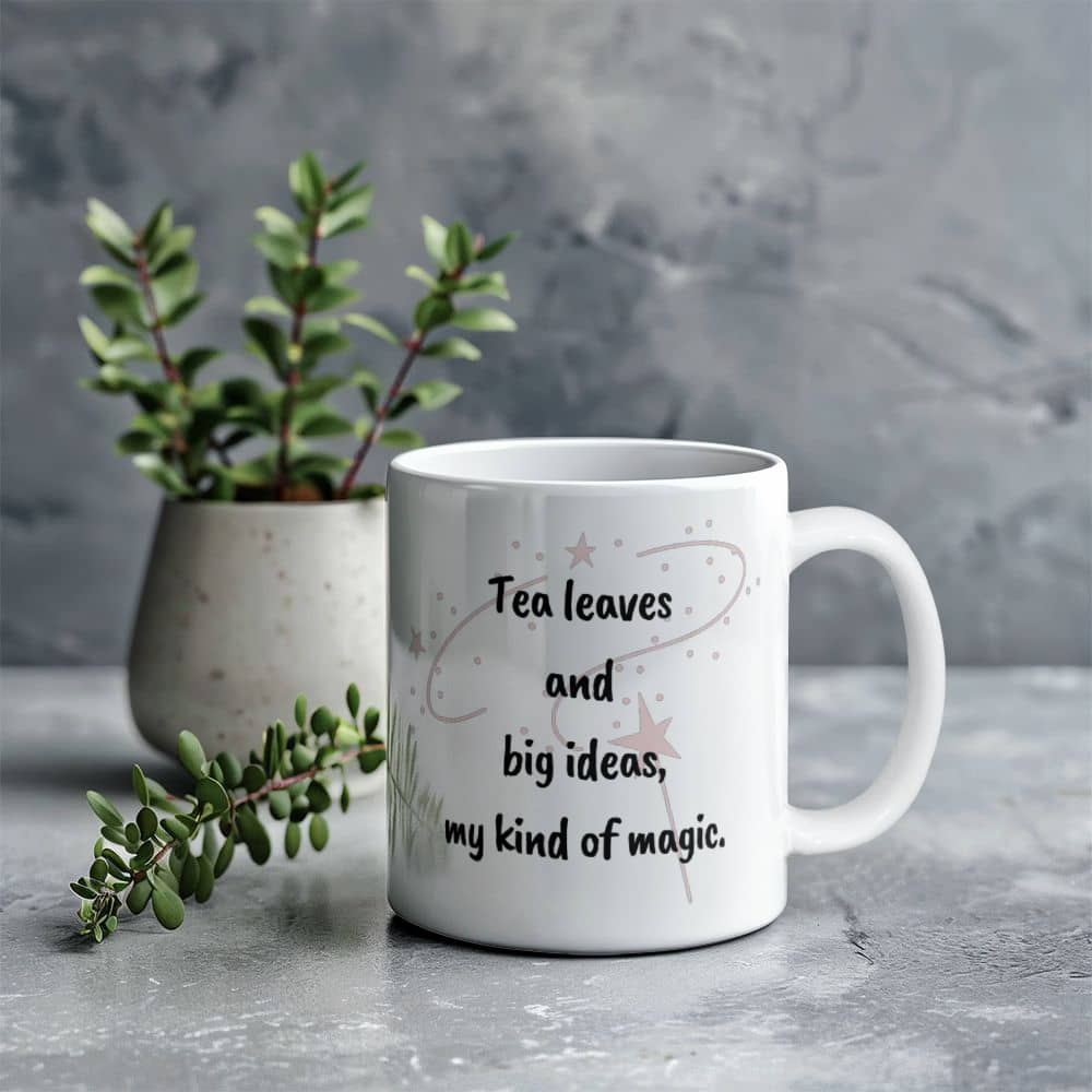 Enchanting Magic Wand | White Ceramic Mug