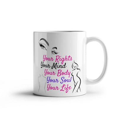 My Womanhood Is My Worth | White Ceramic Mug