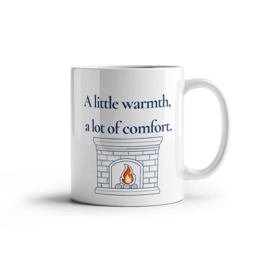 Cozy Comfort | White Ceramic Mug