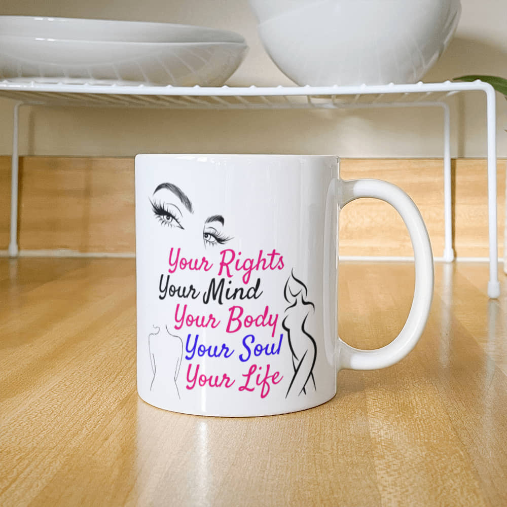 My Womanhood Is My Worth | White Ceramic Mug