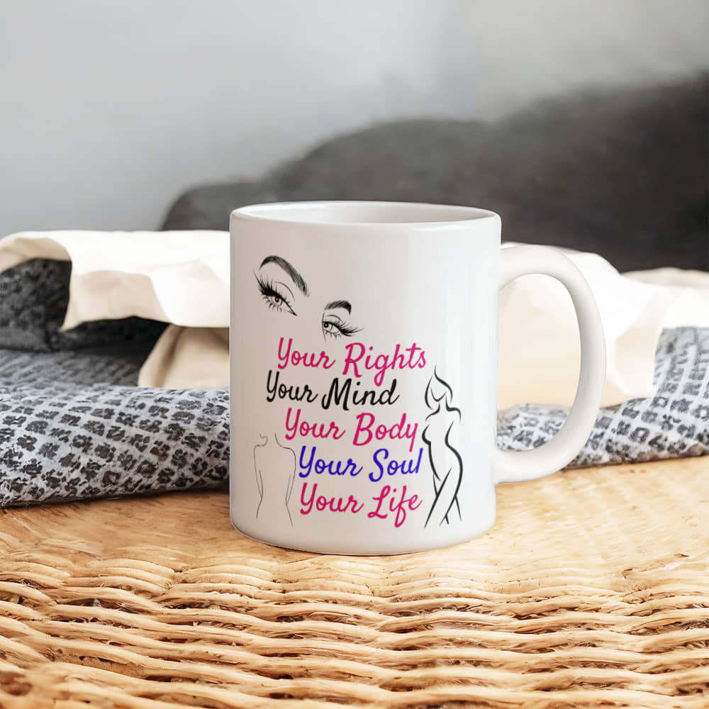 My Womanhood Is My Worth | White Ceramic Mug