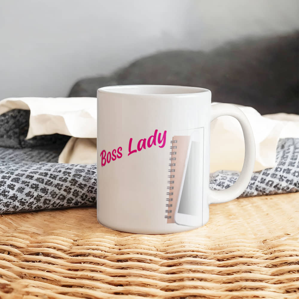 Boss Lady | White Ceramic Mug