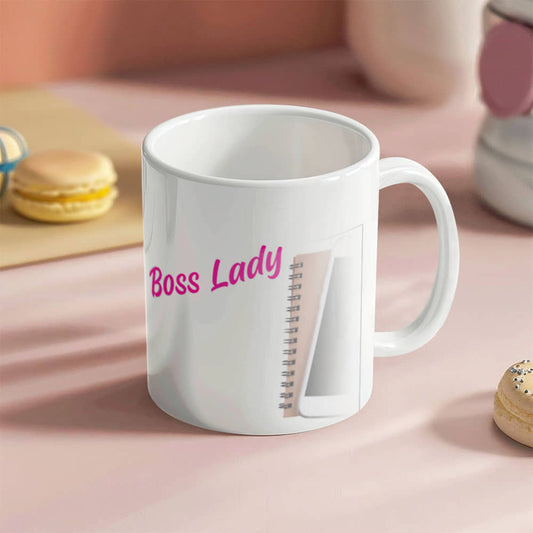 Boss Lady | White Ceramic Mug