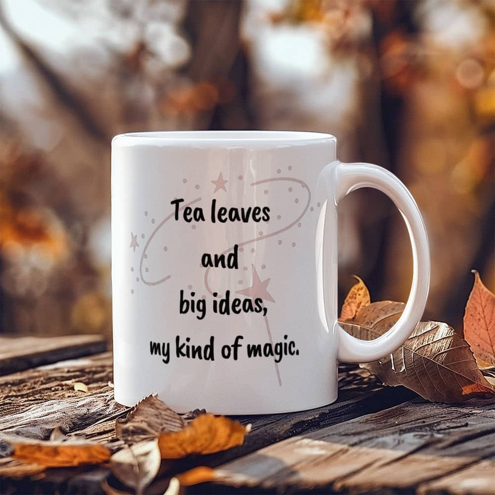 Enchanting Magic Wand | White Ceramic Mug