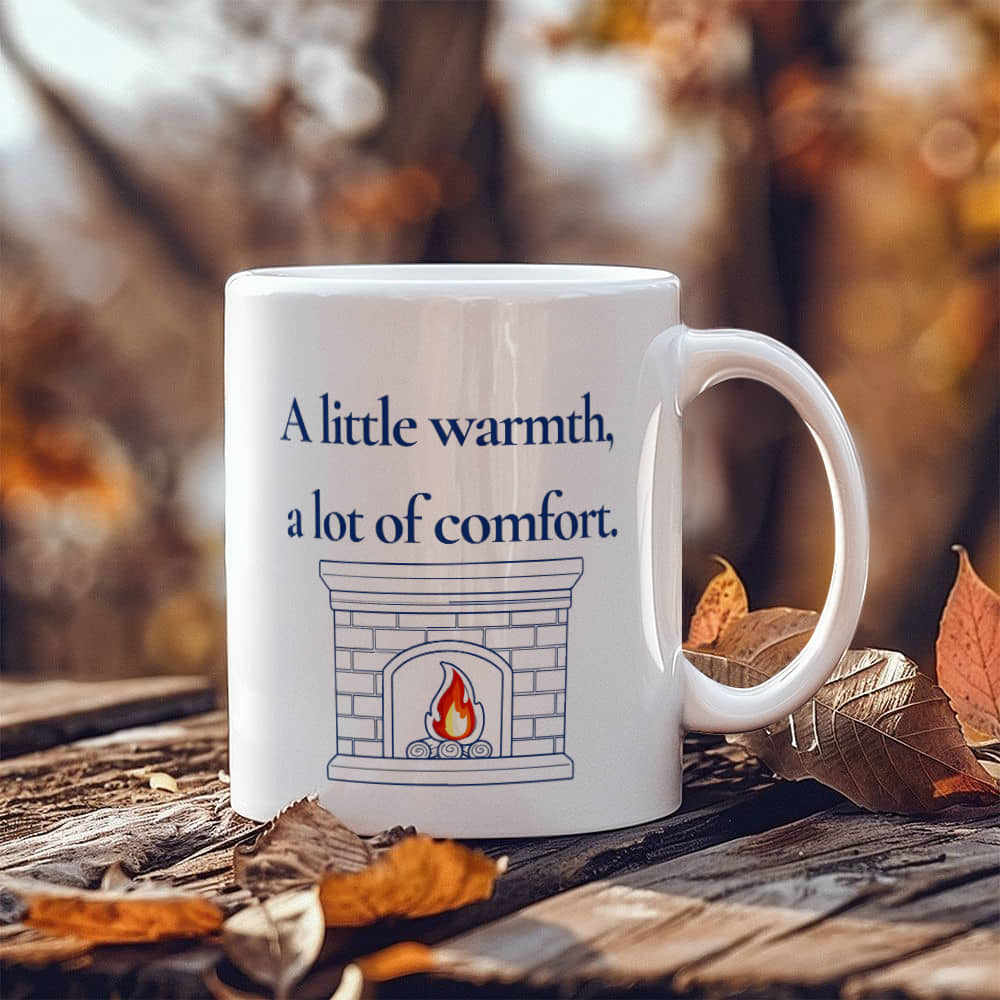 Cozy Comfort | White Ceramic Mug