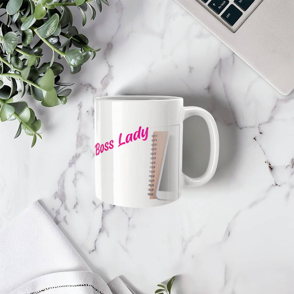 Boss Lady | White Ceramic Mug