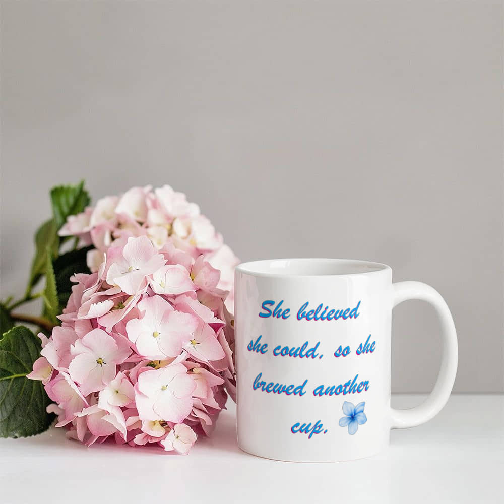 Empowering Brew | White Ceramic Mug