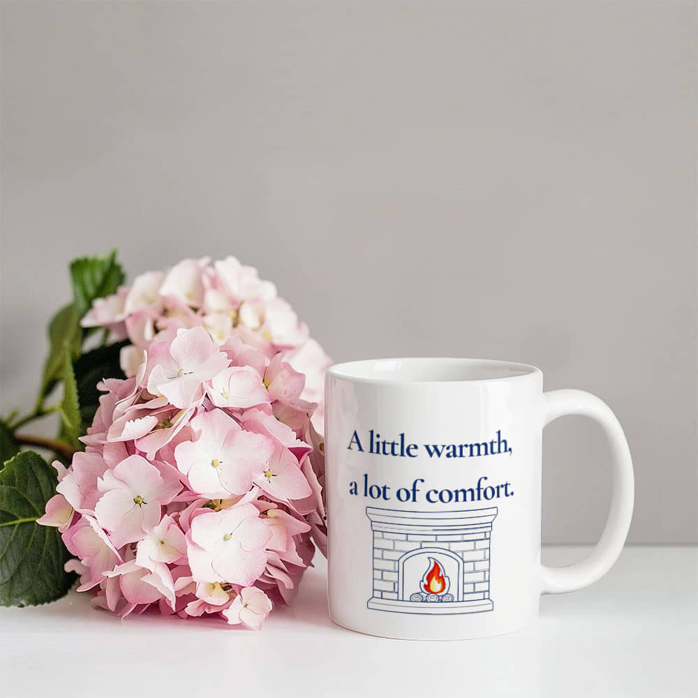 Cozy Comfort | White Ceramic Mug