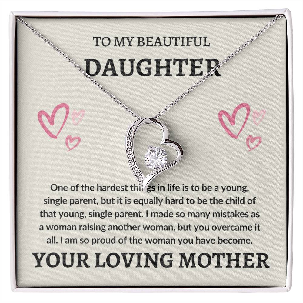 To Daughter From Mom | Forever Love Necklace