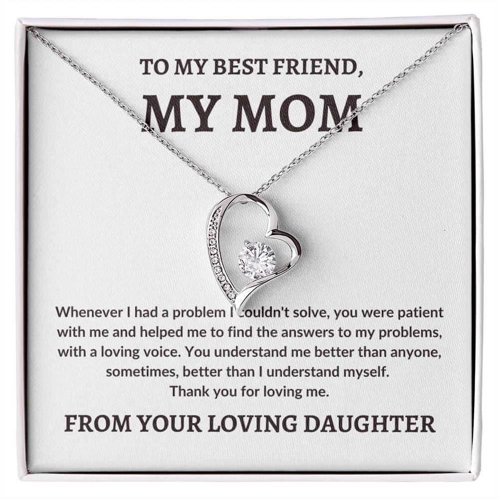 To Mom From Daughter | Forever Love Necklace