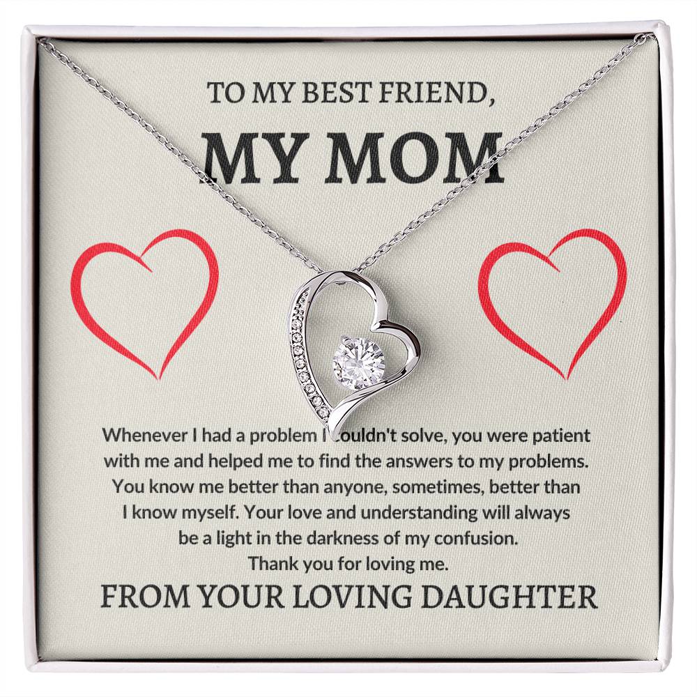 To Mom From Daughter | Forever Love Necklace