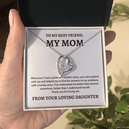 To Mom From Daughter | Forever Love Necklace