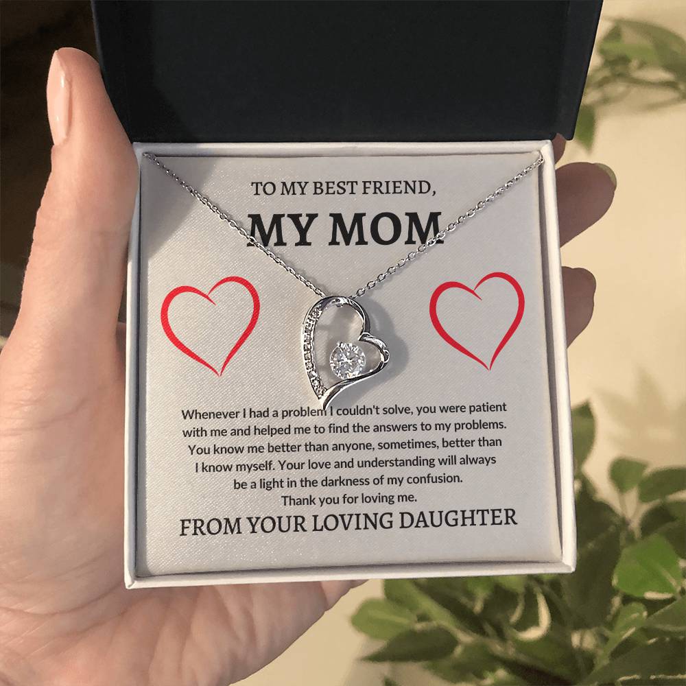 To Mom From Daughter | Forever Love Necklace