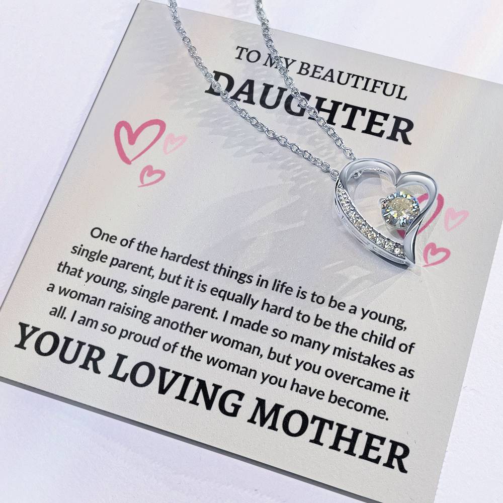 To Daughter From Mom | Forever Love Necklace