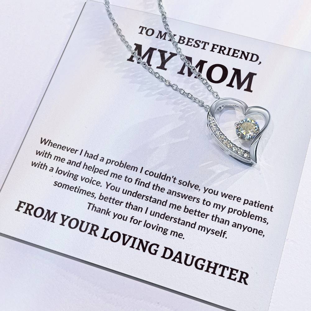 To Mom From Daughter | Forever Love Necklace