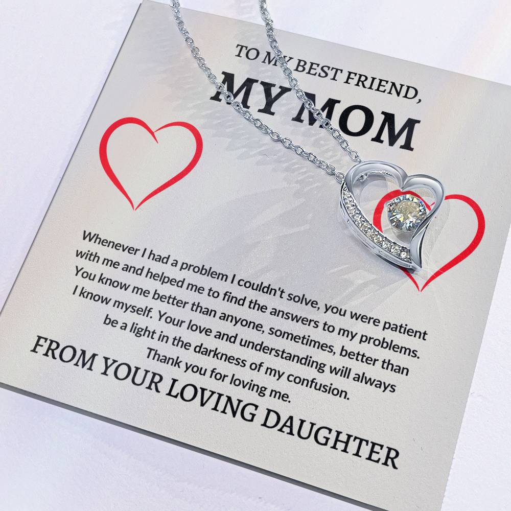 To Mom From Daughter | Forever Love Necklace