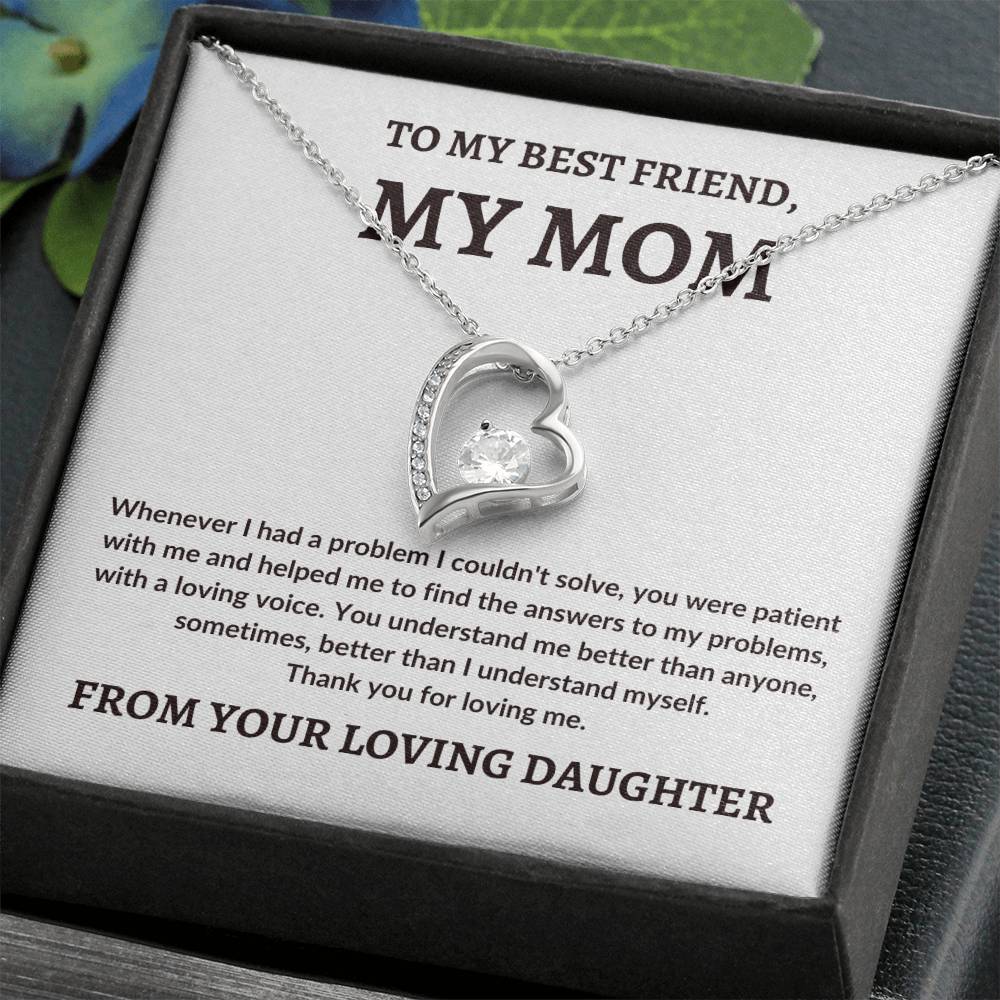 To Mom From Daughter | Forever Love Necklace