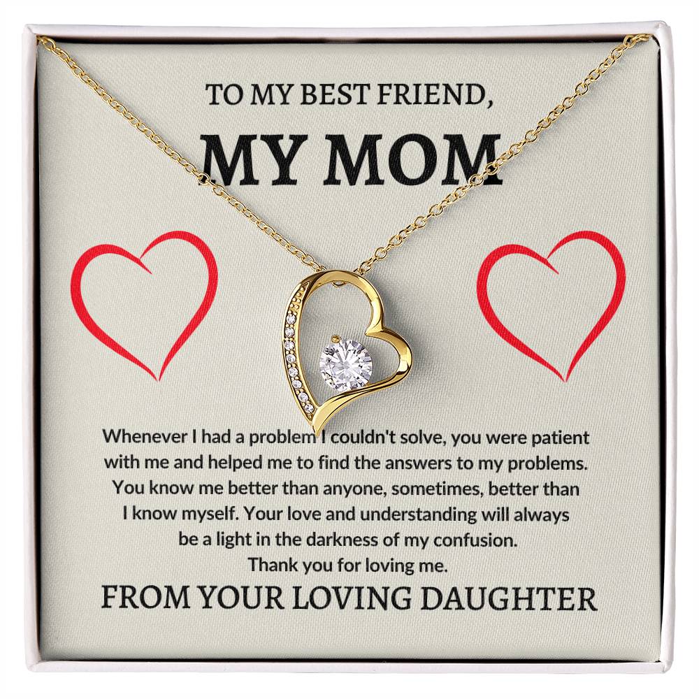 To Mom From Daughter | Forever Love Necklace