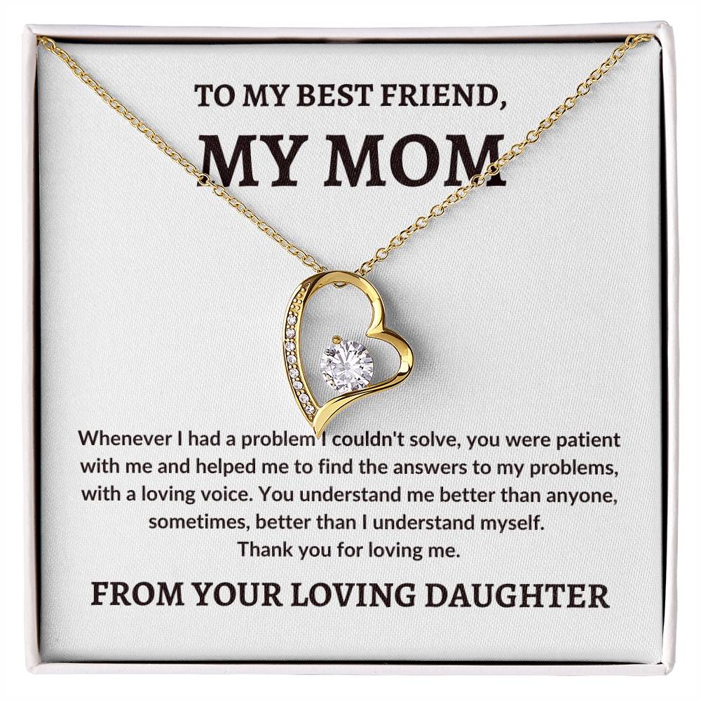 To Mom From Daughter | Forever Love Necklace