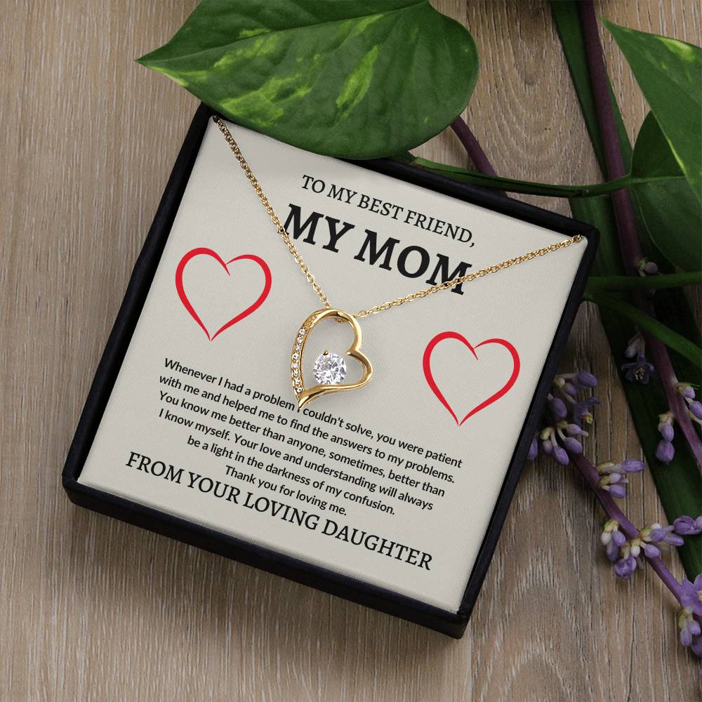 To Mom From Daughter | Forever Love Necklace