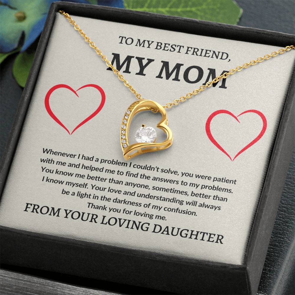 To Mom From Daughter | Forever Love Necklace