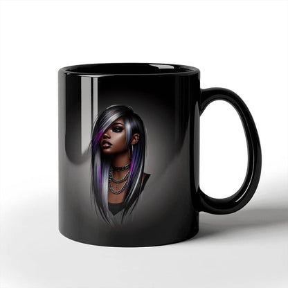 Chaos & Melody | Black Ceramic Mug | For Me