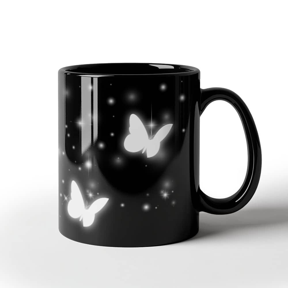 Stylish Custom Ceramic Mug for Your Perfect Brew | Black Ceramic Mug