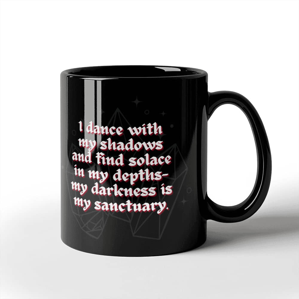 My Shadow Dance | Black Ceramic Mug | For Me