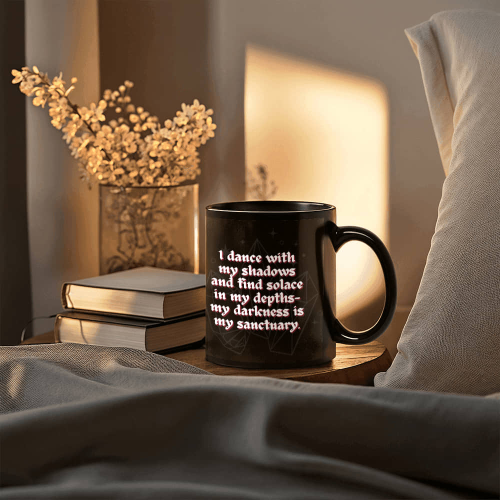 My Shadow Dance | Black Ceramic Mug | For Me