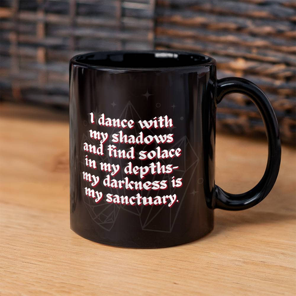 My Shadow Dance | Black Ceramic Mug | For Me